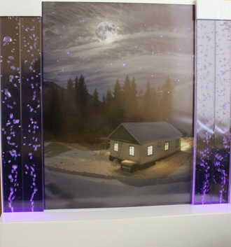 «Лунная ночь» Интерактивная световая панель с пузырьковыми панелями